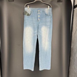NWT Button Fly Light Wash Jeans - C.O.Z.Y.